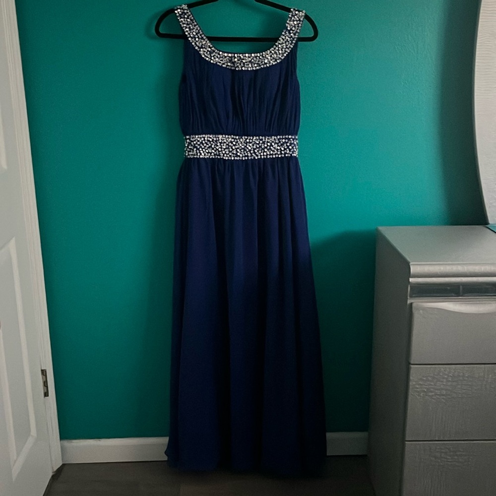 Blue formal women’s dress